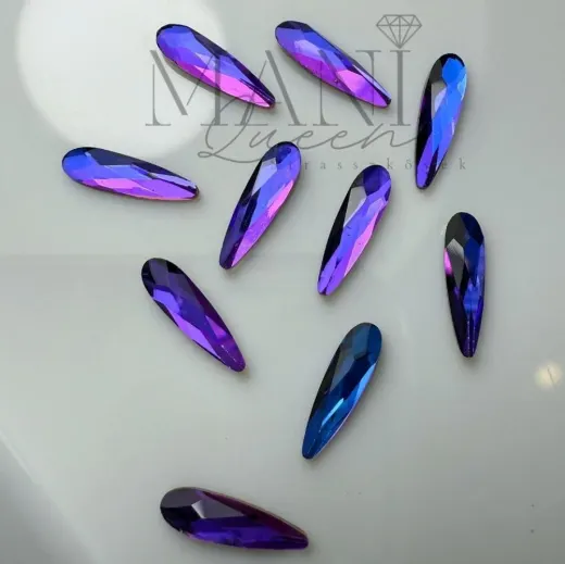 Csepp forma Purple Velvet 3x10 mm