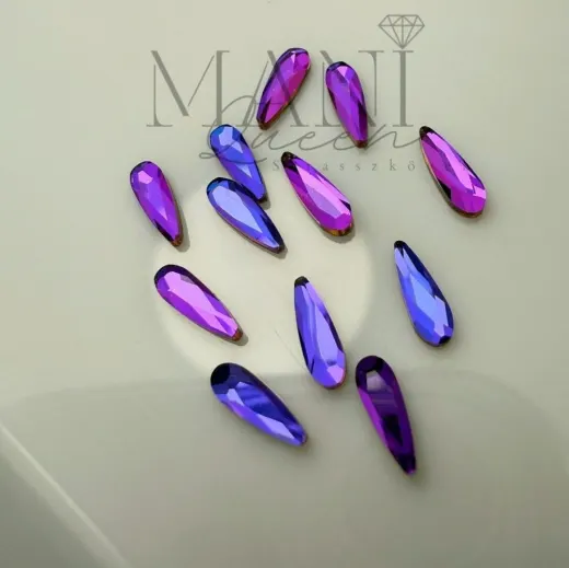 Csepp mini Purple Velvet 2x6 mm