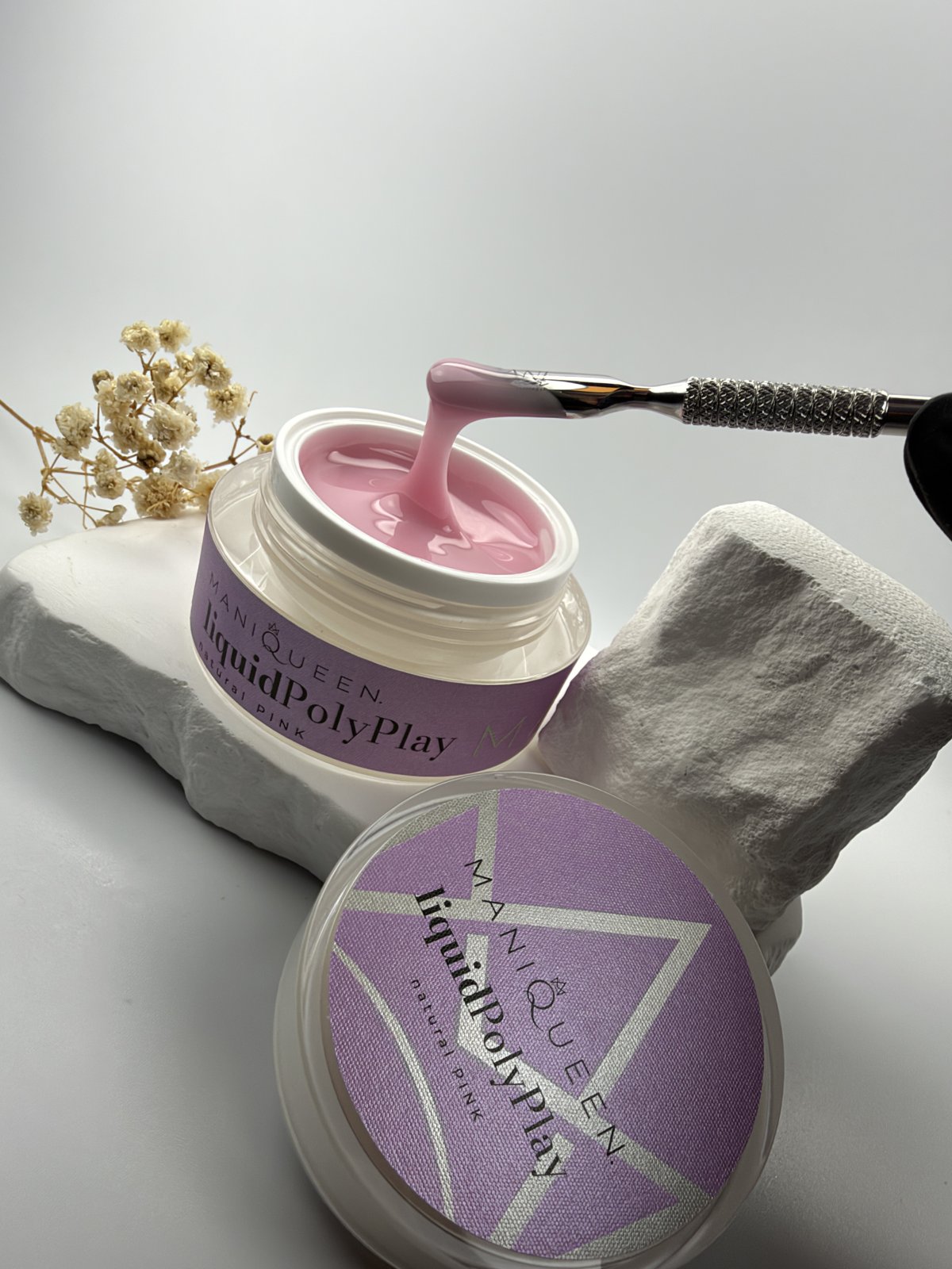 ManiQueen liquid PolyPlay natural Pink