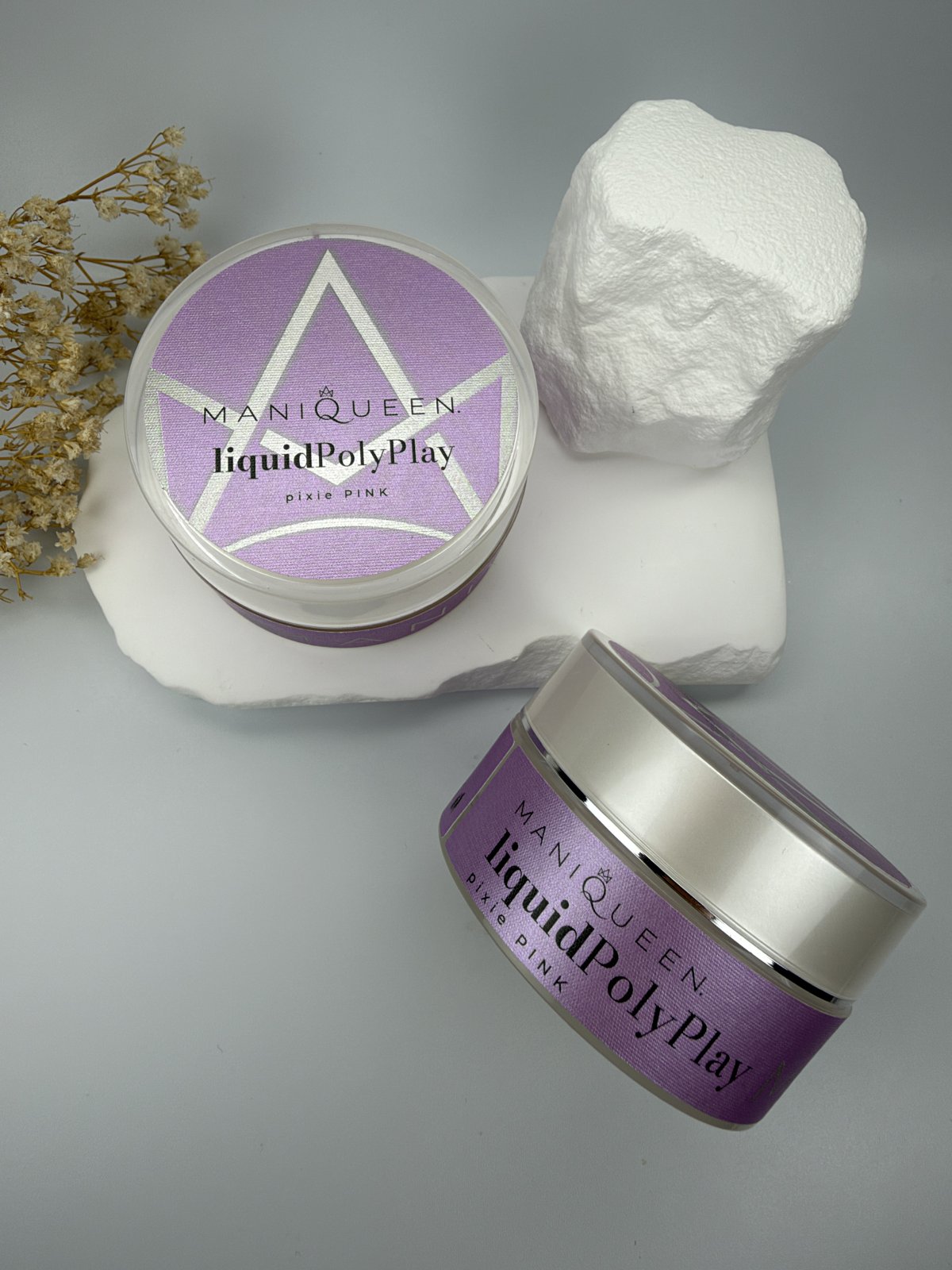 ManiQueen liquid PolyPlay natural Pink