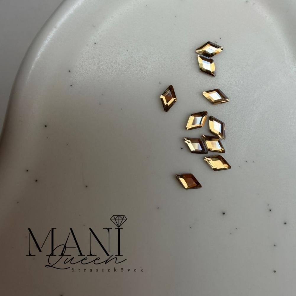 Rombusz Gold mini 3x5 mm