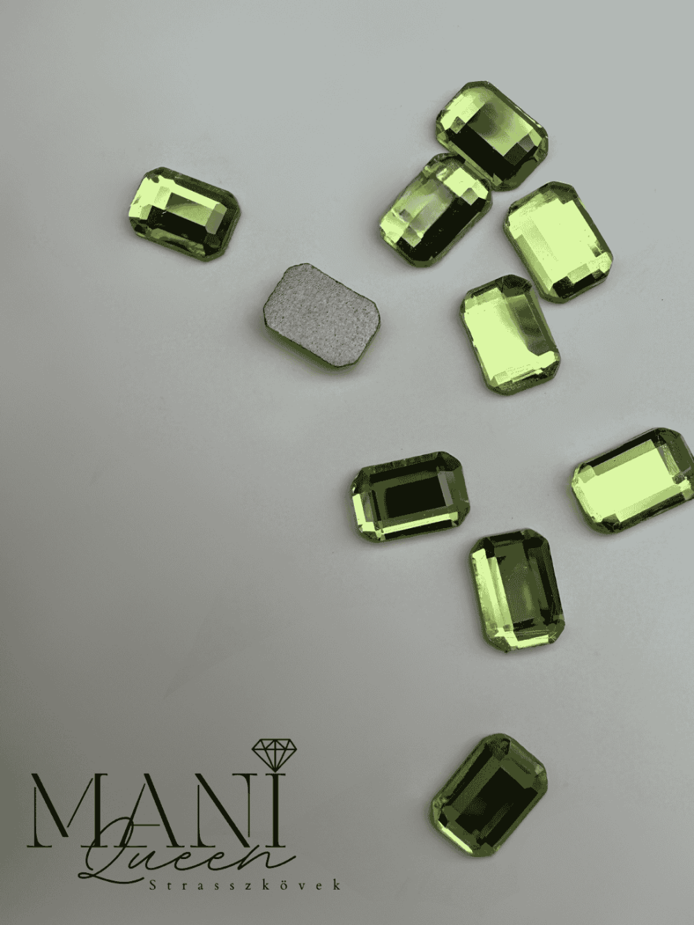 Tégla Peridot 4x6mm
